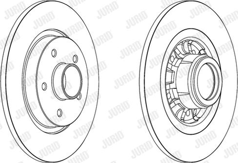 Jurid 562609JC-1 - Bremžu diski www.autospares.lv