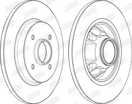 Jurid 562611JC-1 - Bremžu diski www.autospares.lv