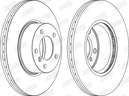 Jurid 562618JC-1 - Bremžu diski www.autospares.lv