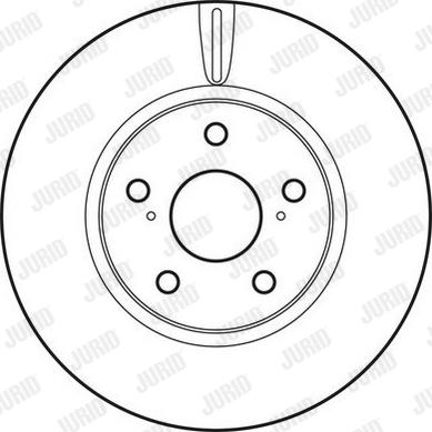 Jurid 562689JC-1 - Тормозной диск www.autospares.lv