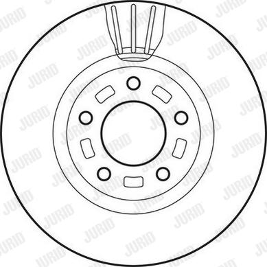 Jurid 562635JC - Bremžu diski www.autospares.lv