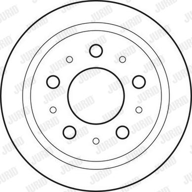 Jurid 562629JC - Brake Disc www.autospares.lv