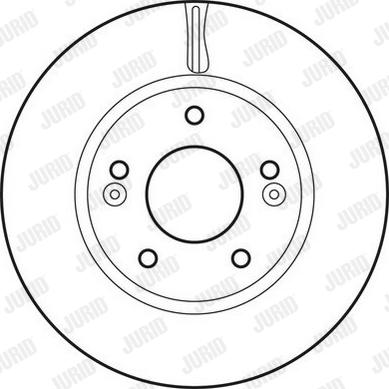 Jurid 562625JC-1 - Bremžu diski www.autospares.lv