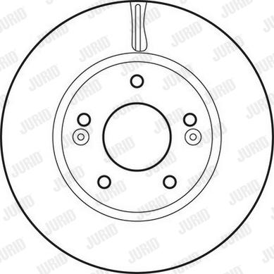 Jurid 562625JC - Bremžu diski autospares.lv