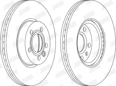 Jurid 562626JC-1 - Bremžu diski www.autospares.lv