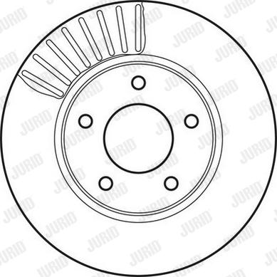 Jurid 562675JC-1 - Bremžu diski www.autospares.lv