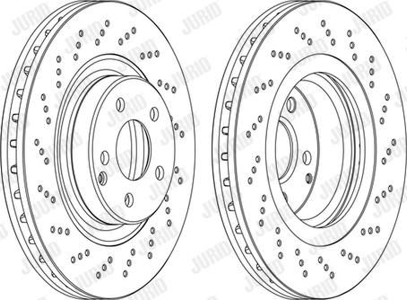 Jurid 562673JC - Bremžu diski www.autospares.lv