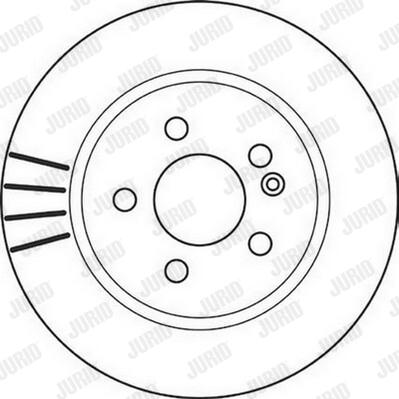 Jurid 562099J-1 - Bremžu diski www.autospares.lv