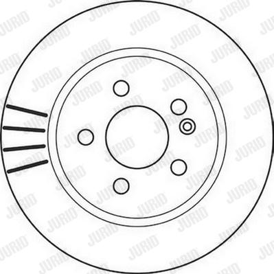 Jurid 562099J - Bremžu diski www.autospares.lv