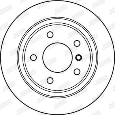 Jurid 562094J - Тормозной диск www.autospares.lv