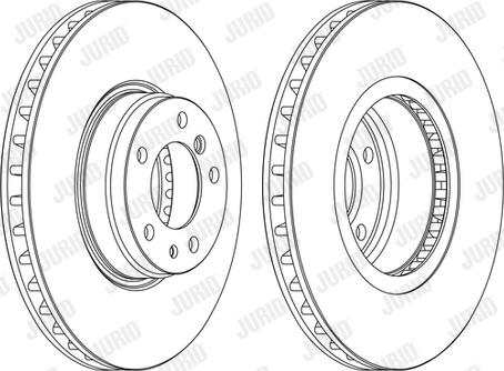 Jurid 562091J - Bremžu diski www.autospares.lv