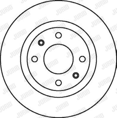 Jurid 562044J - Bremžu diski www.autospares.lv