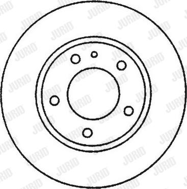 Jurid 562051J-1 - Bremžu diski www.autospares.lv