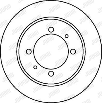 Jurid 562059JC-1 - Bremžu diski www.autospares.lv