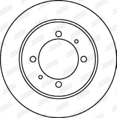 Jurid 562059JC - Bremžu diski www.autospares.lv