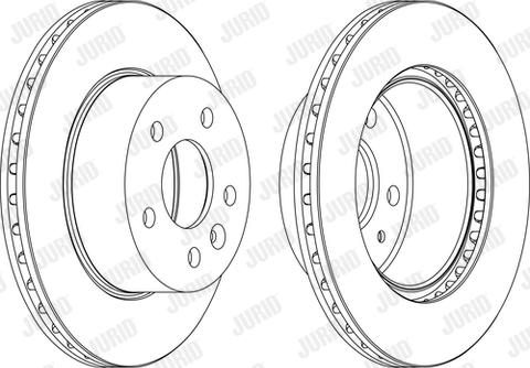 Jurid 562054J - Brake Disc www.autospares.lv