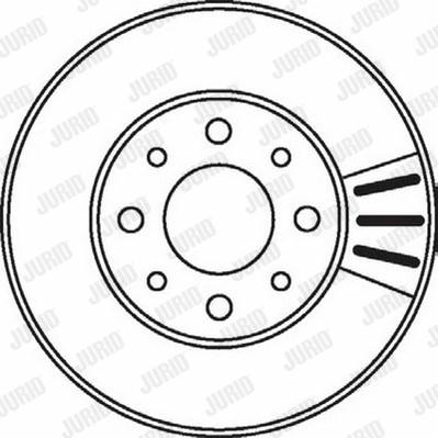 Jurid 562056J - Bremžu diski autospares.lv