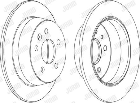 Jurid 562065J-1 - Bremžu diski www.autospares.lv