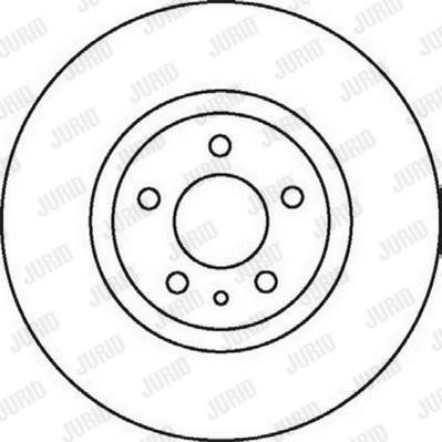 Jurid 562061J - Bremžu diski www.autospares.lv