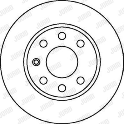 Jurid 562068J - Bremžu diski www.autospares.lv