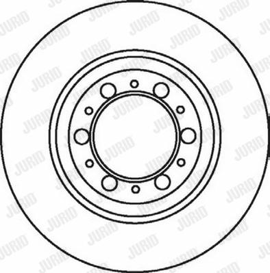 Jurid 562063J - Bremžu diski www.autospares.lv