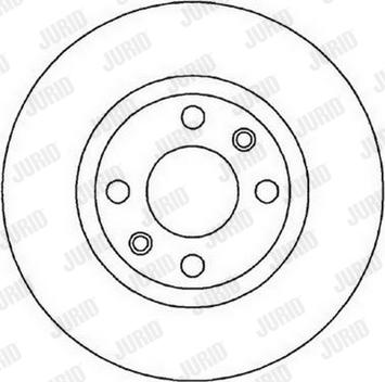 Jurid 562019J - Тормозной диск www.autospares.lv