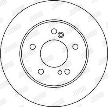 Jurid 562014JC - Bremžu diski www.autospares.lv