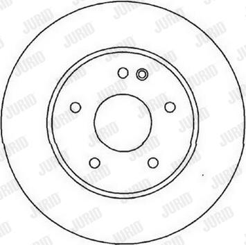 Jurid 562013JC-1 - Bremžu diski www.autospares.lv