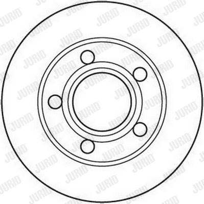 Jurid 562089J - Bremžu diski www.autospares.lv