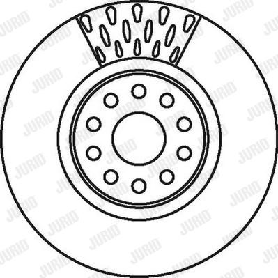 Jurid 562085J - Bremžu diski autospares.lv