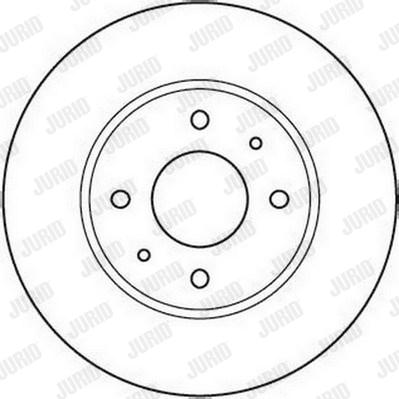 Jurid 562088J - Bremžu diski www.autospares.lv