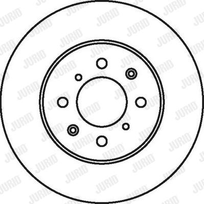 Jurid 562082J - Brake Disc www.autospares.lv