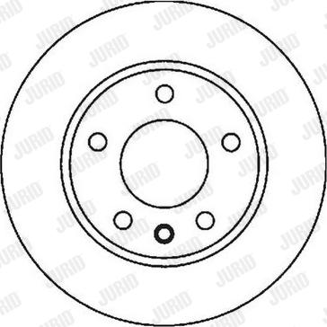 Jurid 562035J - Brake Disc www.autospares.lv