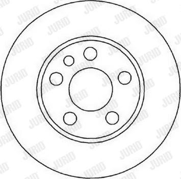 Jurid 562033J - Brake Disc www.autospares.lv