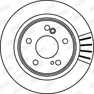 Jurid 562037J - Bremžu diski www.autospares.lv