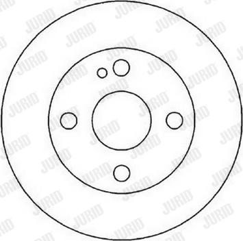 Jurid 562022J-1 - Bremžu diski www.autospares.lv