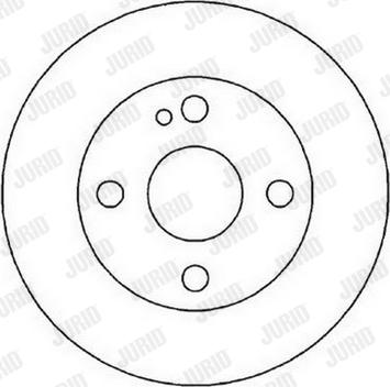 Jurid 562022J - Bremžu diski www.autospares.lv