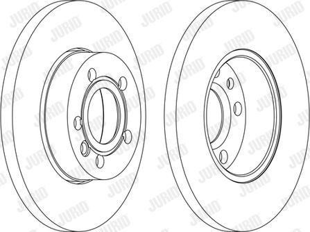 Jurid 562079JC-1 - Тормозной диск www.autospares.lv