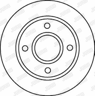 Jurid 562078J - Тормозной диск www.autospares.lv