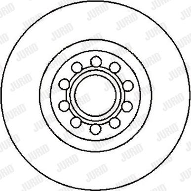 Jurid 562199J - Bremžu diski autospares.lv