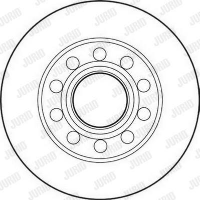 Jurid 562192JC-1 - Bremžu diski www.autospares.lv