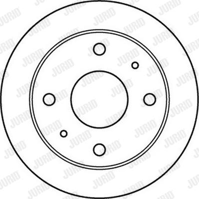 Jurid 562144J-1 - Bremžu diski www.autospares.lv