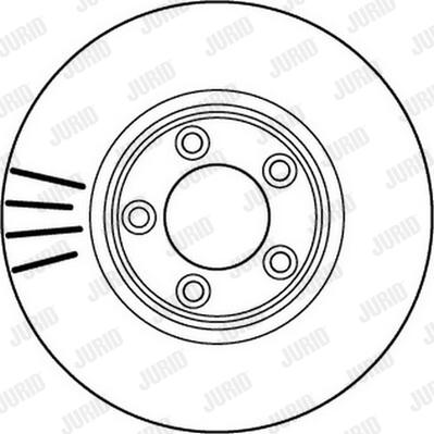 Jurid 562145J-1 - Bremžu diski www.autospares.lv