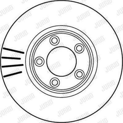 Jurid 562145J - Bremžu diski www.autospares.lv