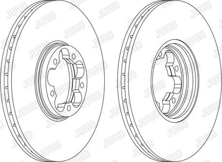 Jurid 562140J - Bremžu diski www.autospares.lv