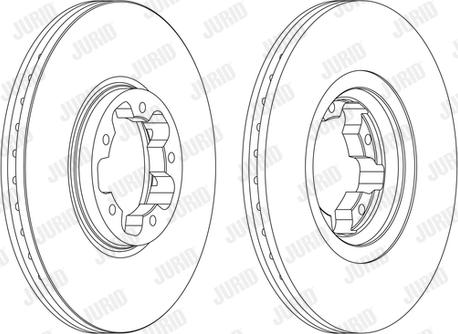 Jurid 562141J - Bremžu diski autospares.lv