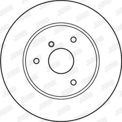 Jurid 562155JC - Bremžu diski www.autospares.lv