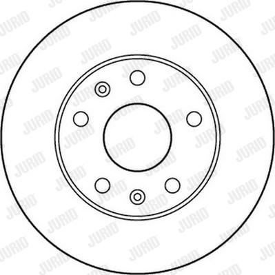 Jurid 562153JC - Bremžu diski www.autospares.lv