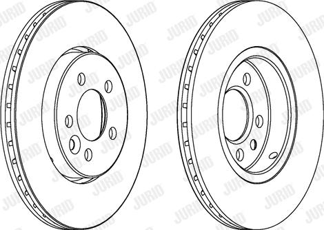 Jurid 562165J - Bremžu diski autospares.lv