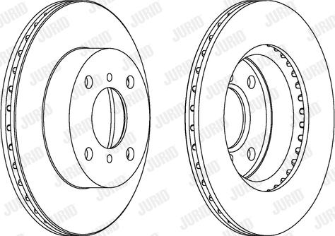 Jurid 562167JC-1 - Bremžu diski www.autospares.lv